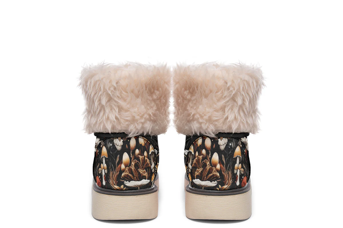 Faery Fungi Fold Over Winter Boots - Image 13