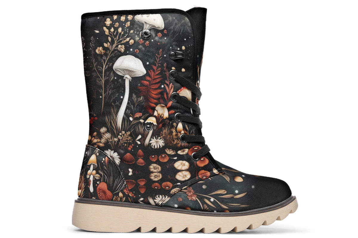 Faery Fungi Fold Over Winter Boots - Image 2
