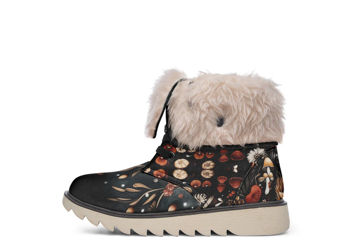 Faery Fungi Fold Over Winter Boots - Image 9