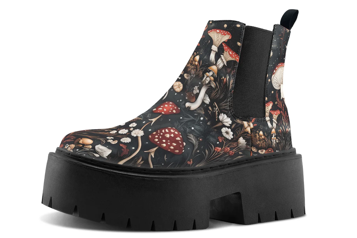 Faery Fungi Platform Chelsea Boots - Image 3
