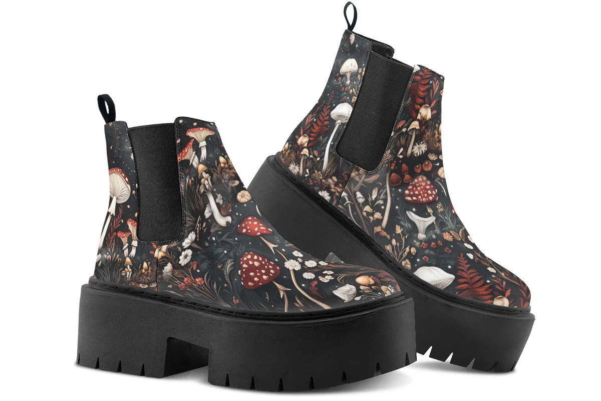 Faery Fungi Platform Chelsea Boots - Image 4