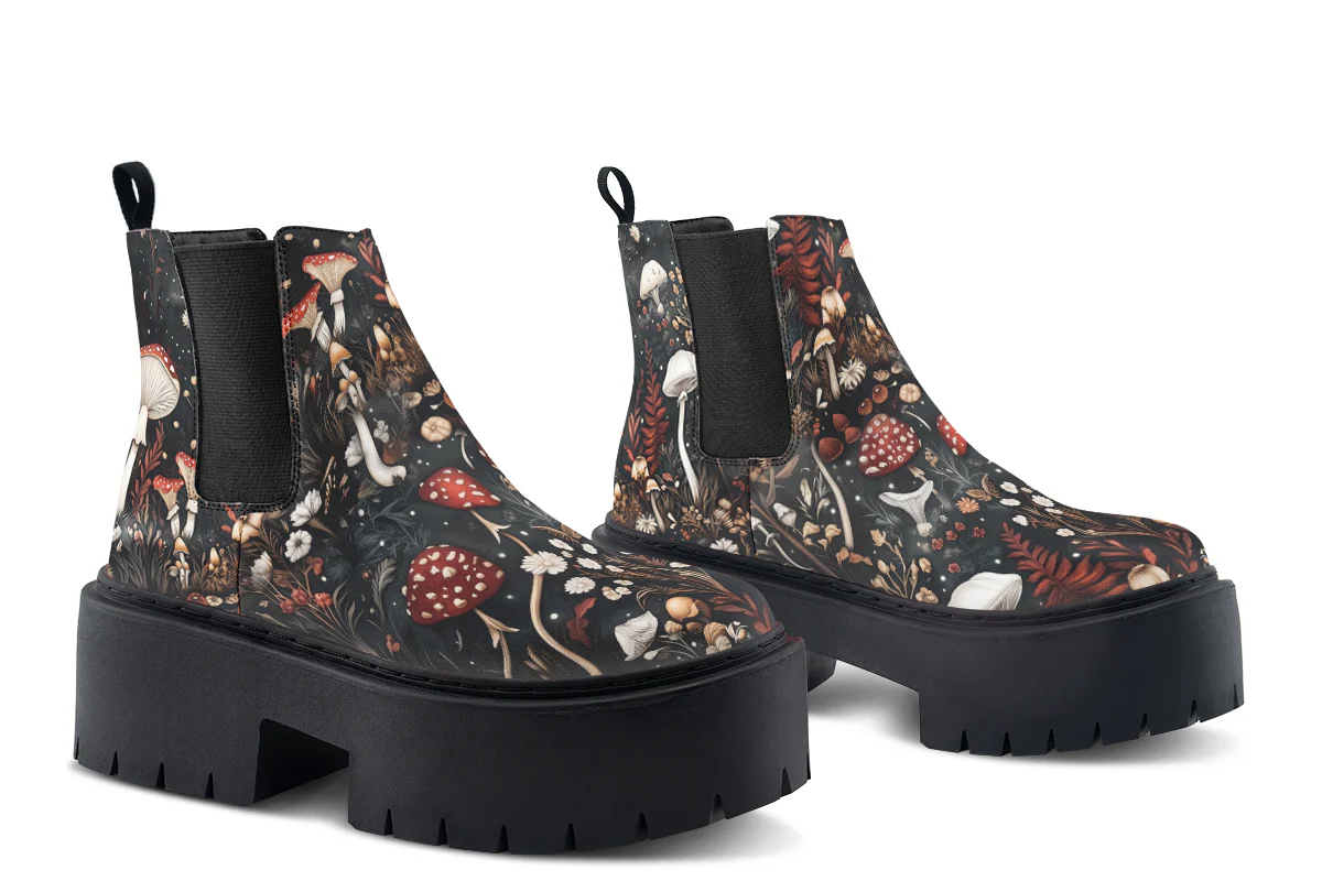 Faery Fungi Platform Chelsea Boots - Image 5