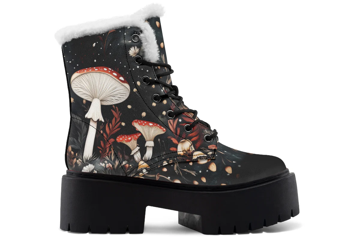 Faery Fungi Platform Winter Boots - Image 3