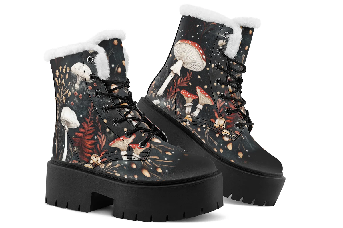Faery Fungi Platform Winter Boots - Image 5