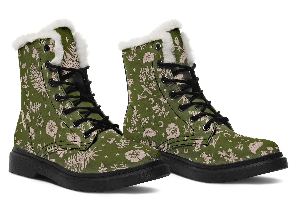 Fern Green Witch Winter Boots - Image 6