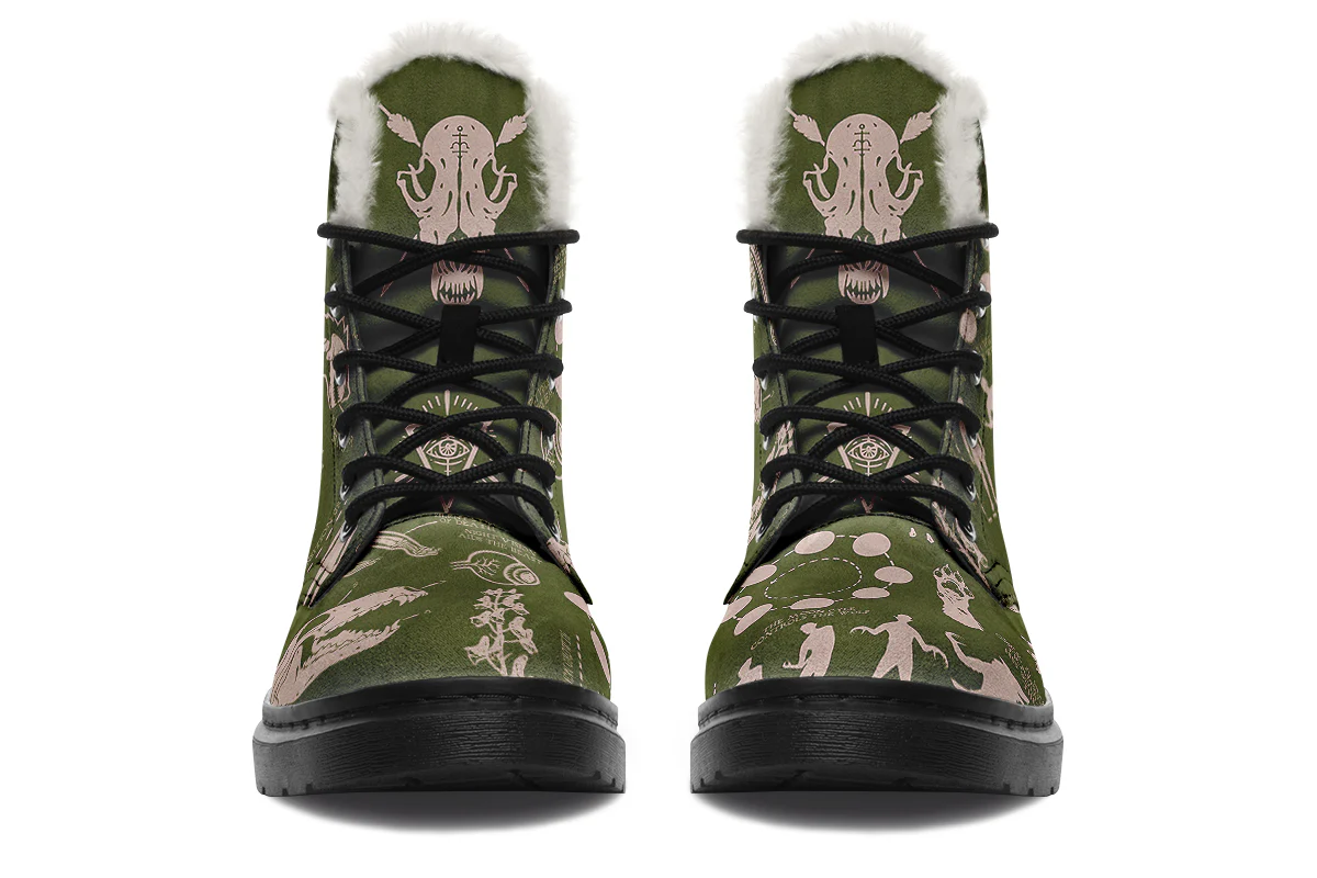 Fern Wolf Study Winter Boots - Image 3