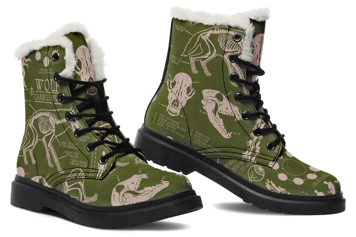 Fern Wolf Study Winter Boots - Image 5