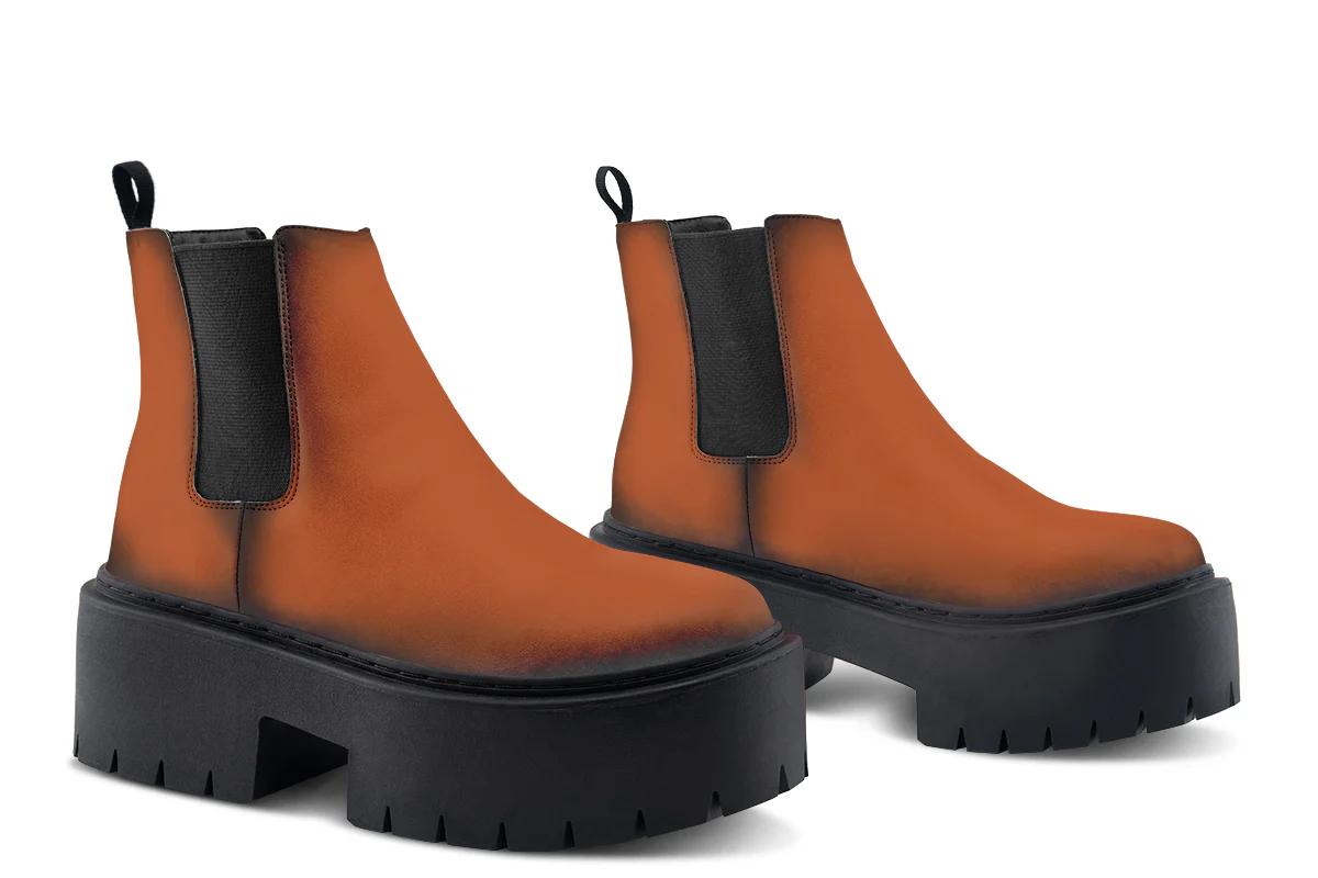 Fire-Forged Platform Chelsea Boots - Image 5