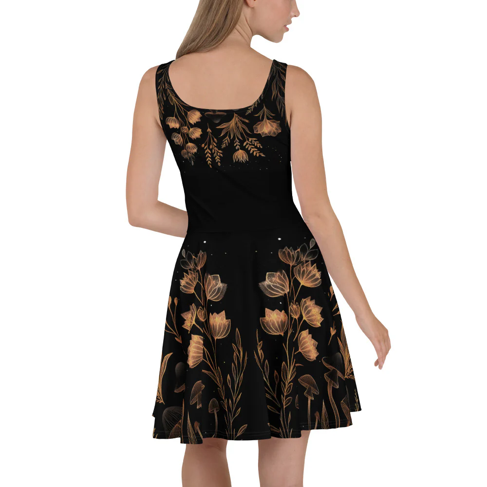 Folium Obscura Skater Dress - Image 10