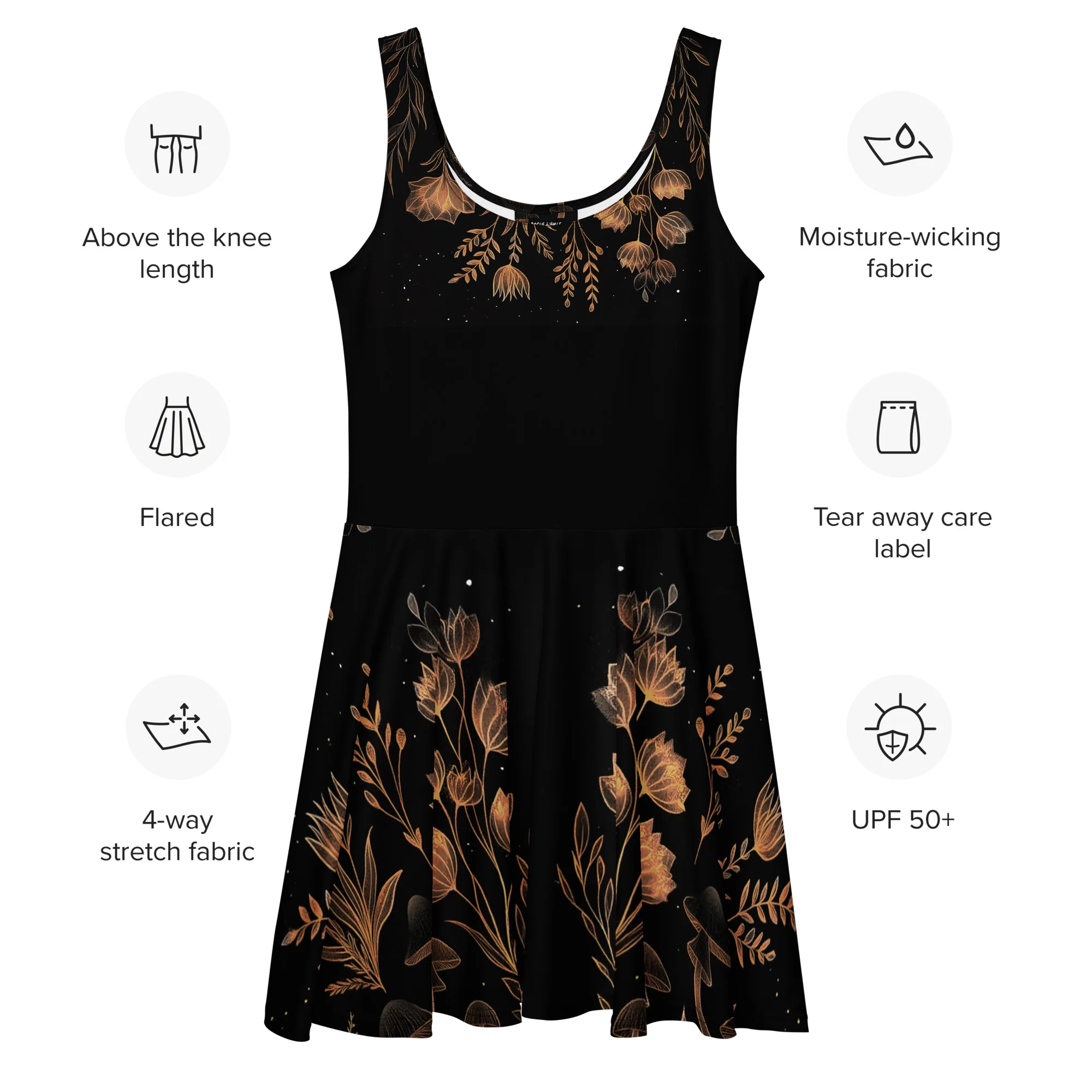 Folium Obscura Skater Dress - Image 4