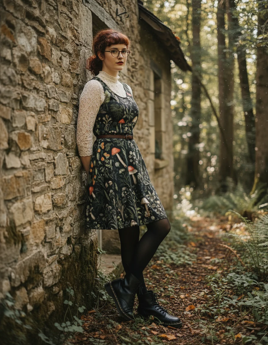Foraging Skater Dress - Image 4