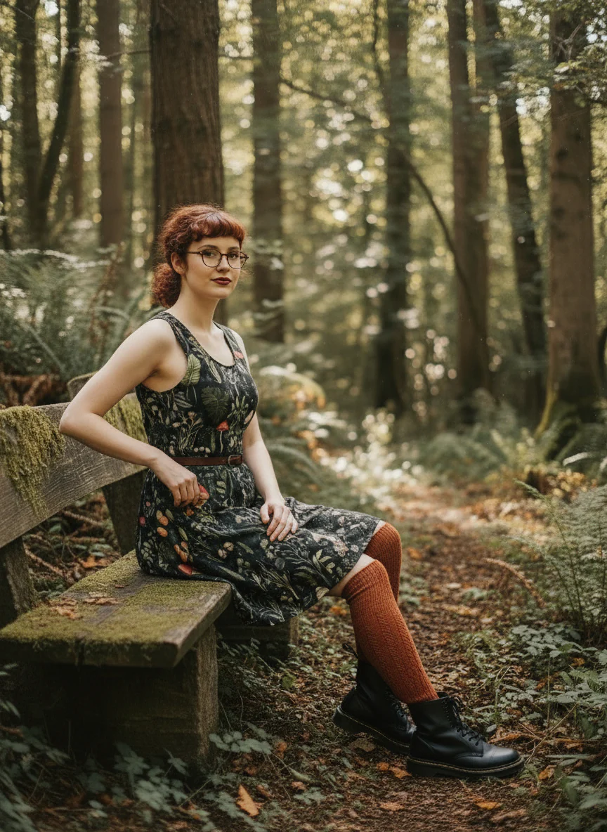 Foraging Skater Dress - Image 8