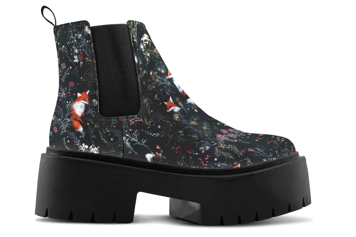 Fox Den Platform Chelsea Boots - Image 2