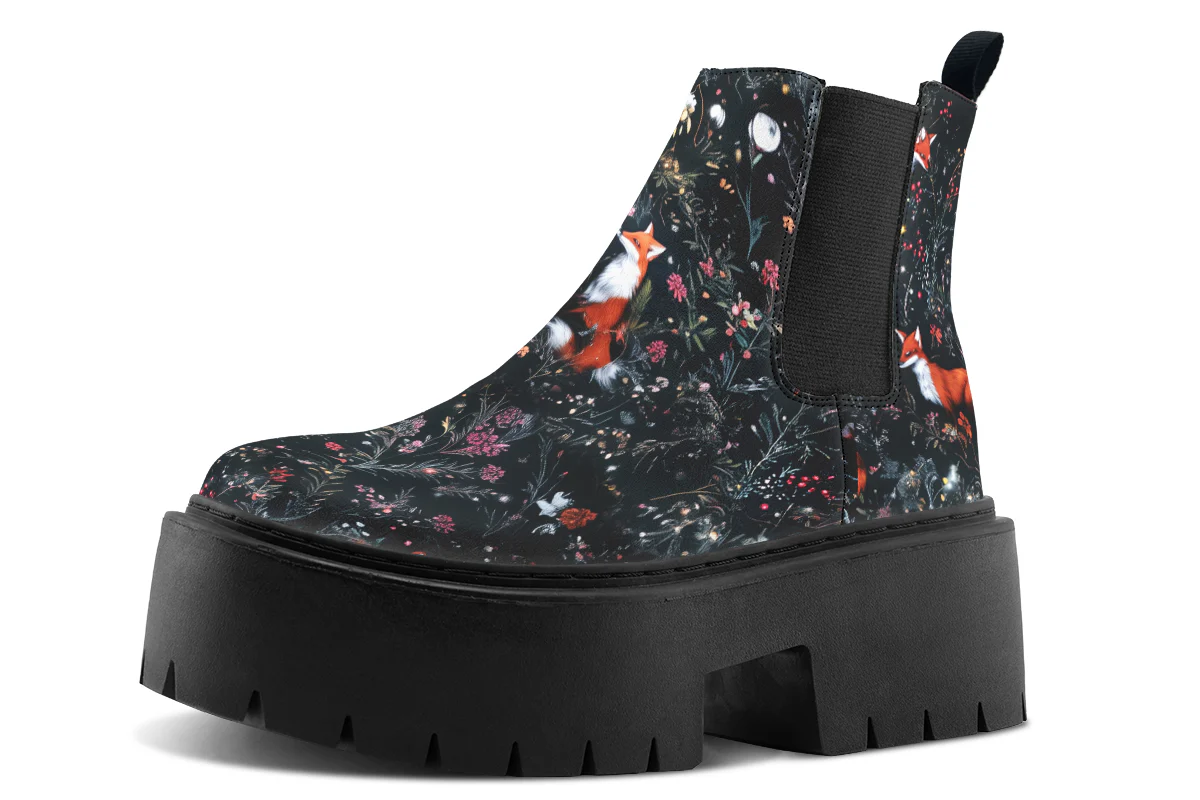 Fox Den Platform Chelsea Boots - Image 3