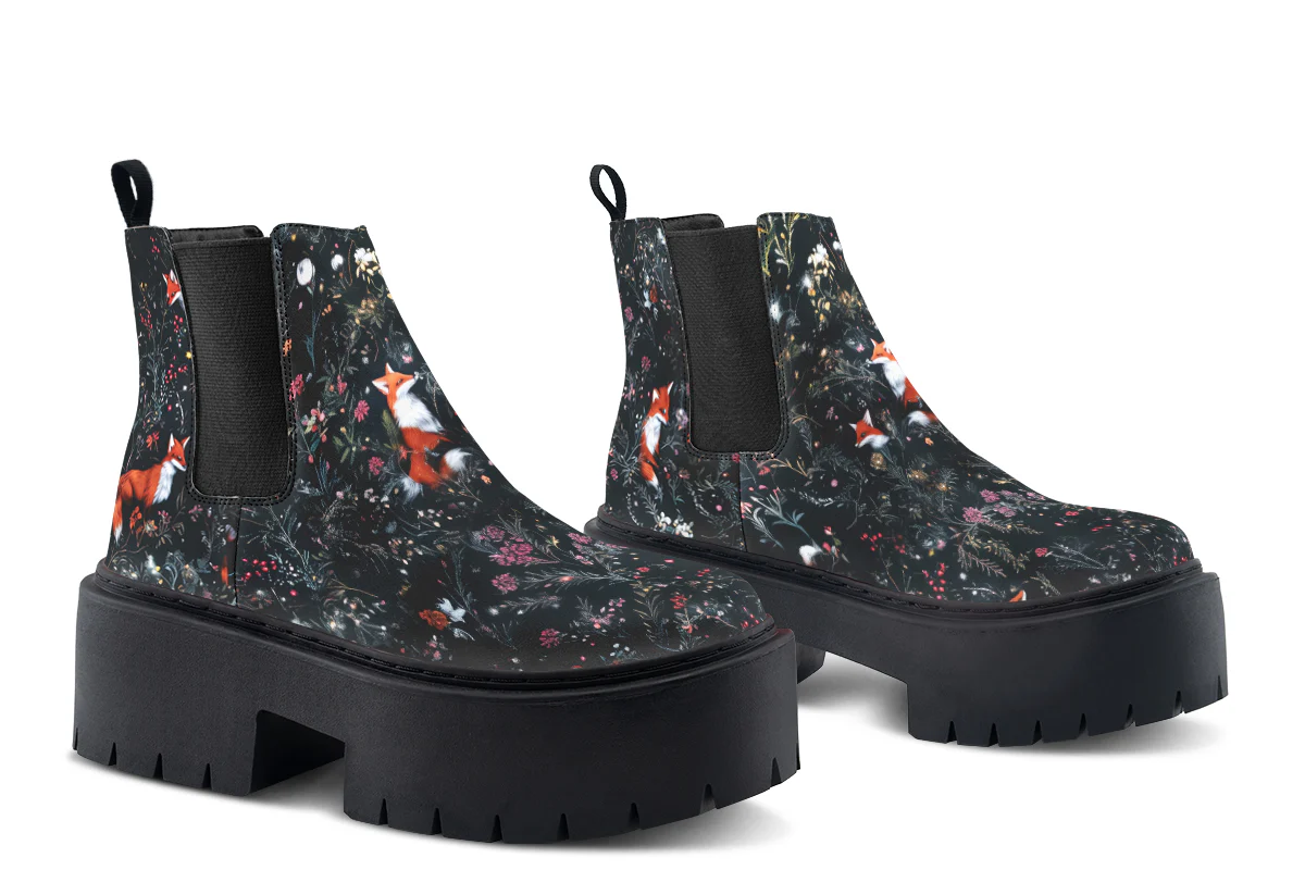 Fox Den Platform Chelsea Boots - Image 5
