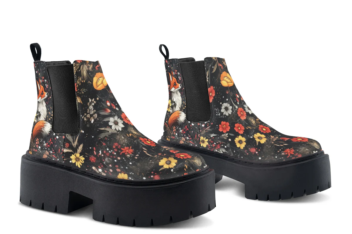 Fox Spirit Platform Chelsea Boots - Image 5