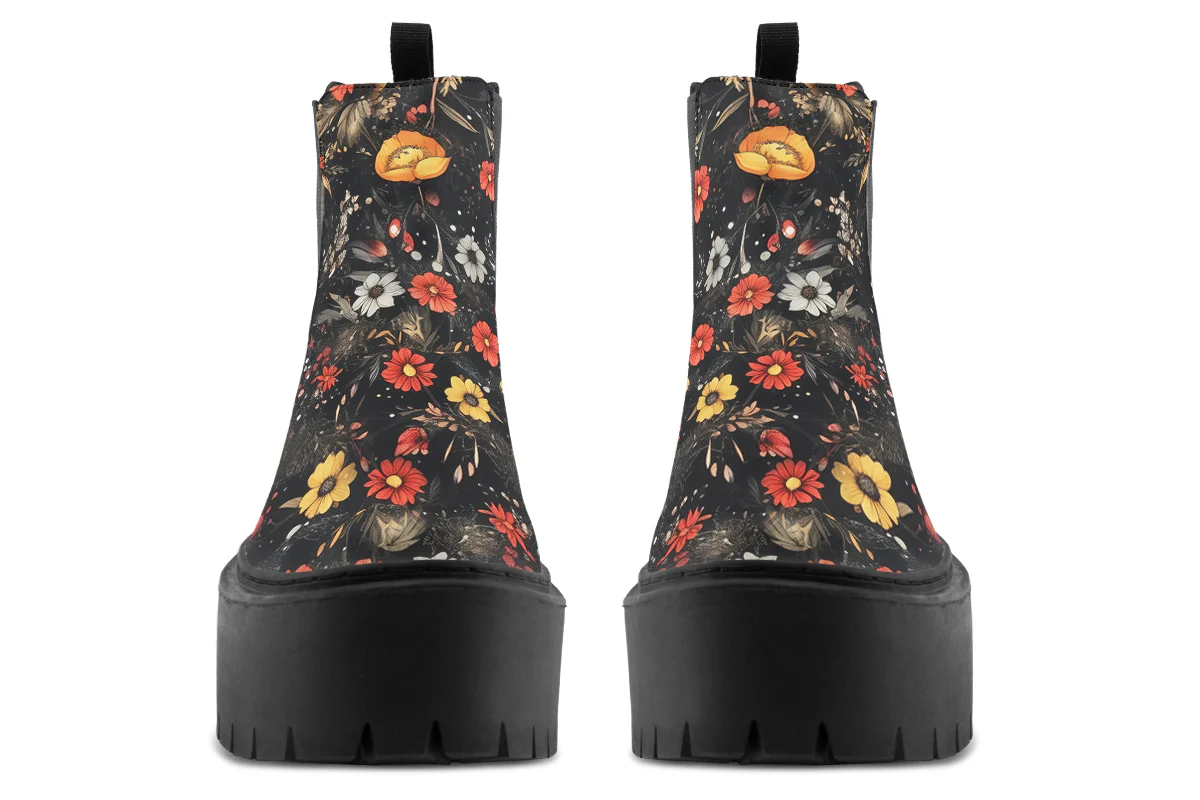 Fox Spirit Platform Chelsea Boots - Image 7
