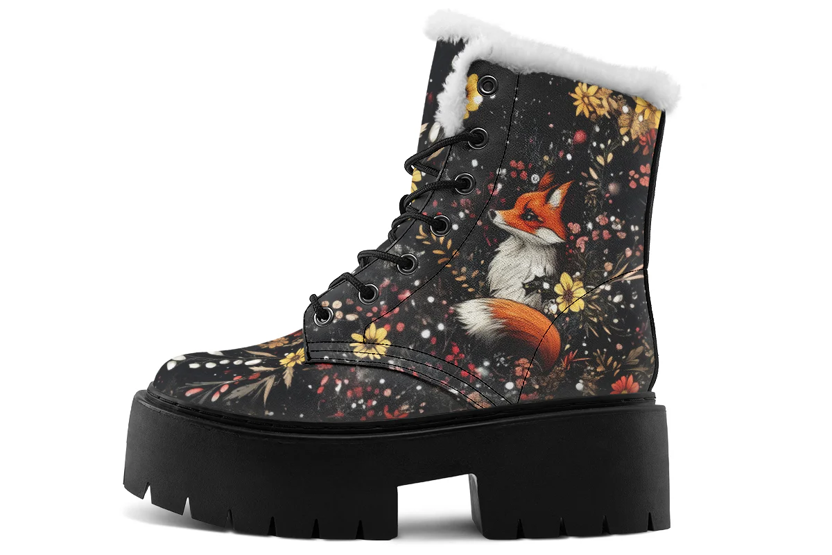 Fox Spirit Platform Winter Boots