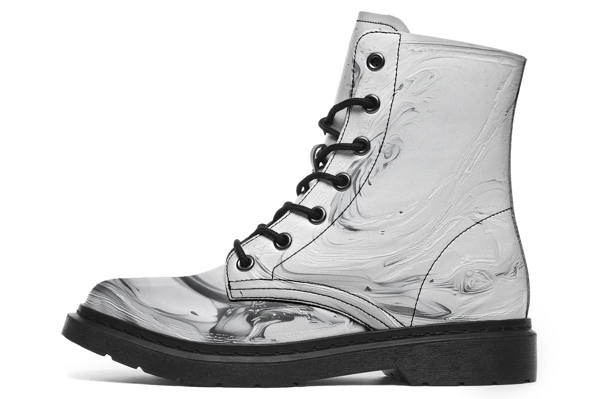 Frosted Marble Boots