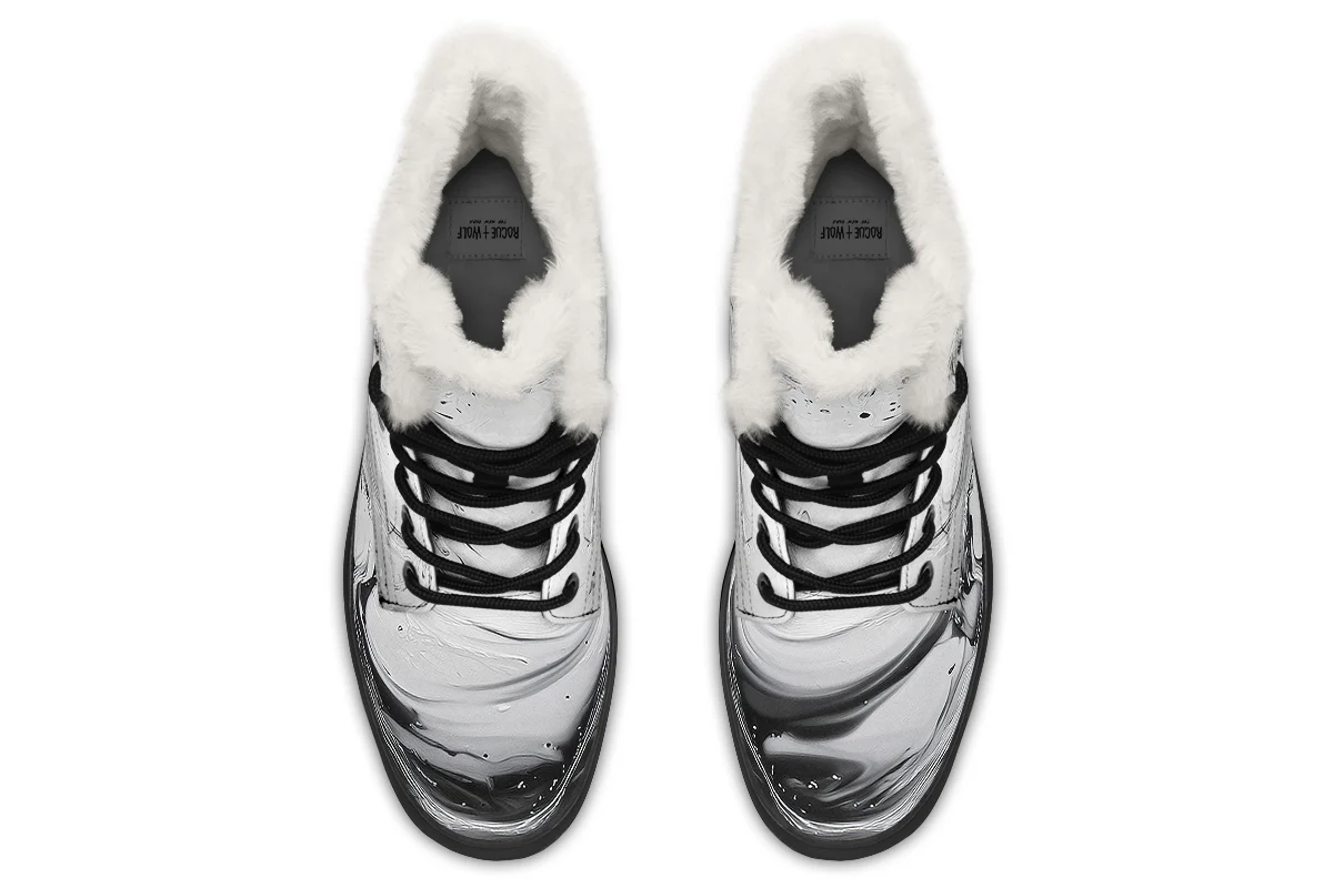 Frosted Marble Winter Boots - Image 7