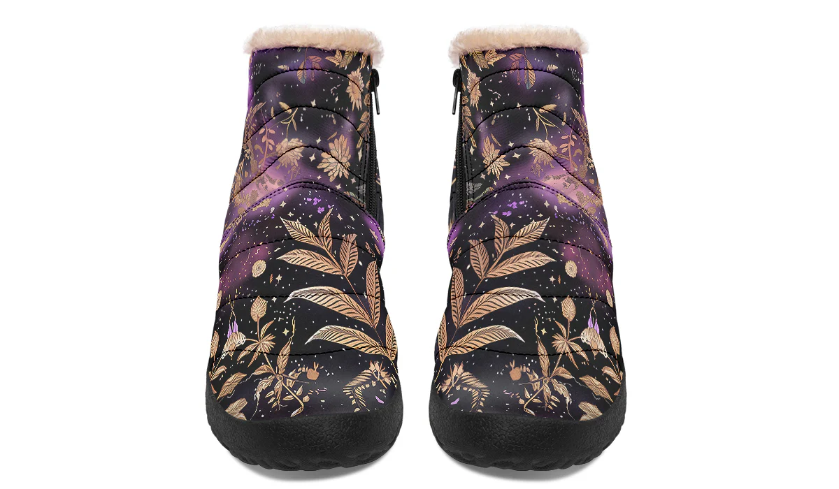 Galactic Bloom Comfy Winter Boots - Image 4