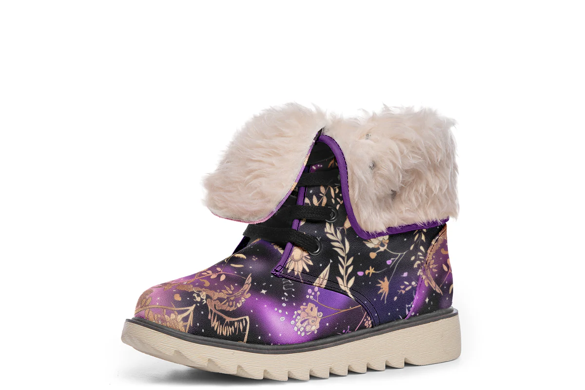 Galactic Bloom Fold Over Winter Boots - Image 11