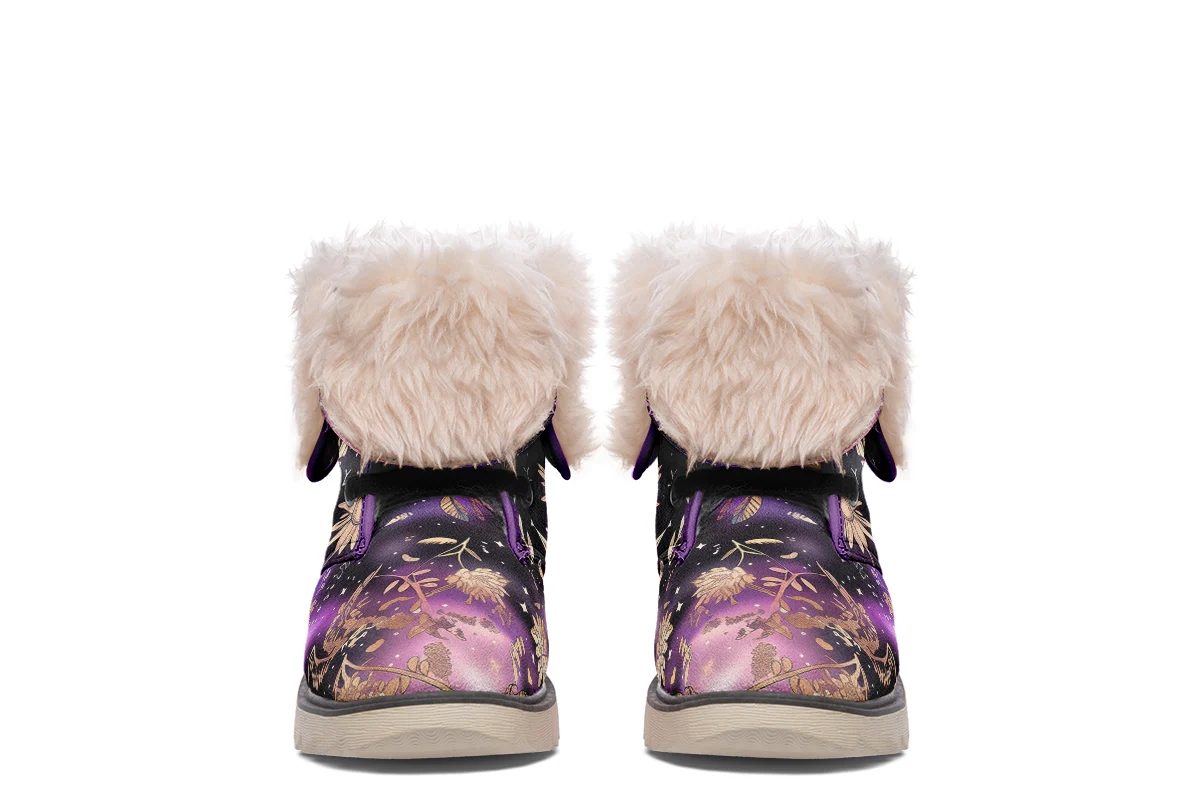 Galactic Bloom Fold Over Winter Boots - Image 12