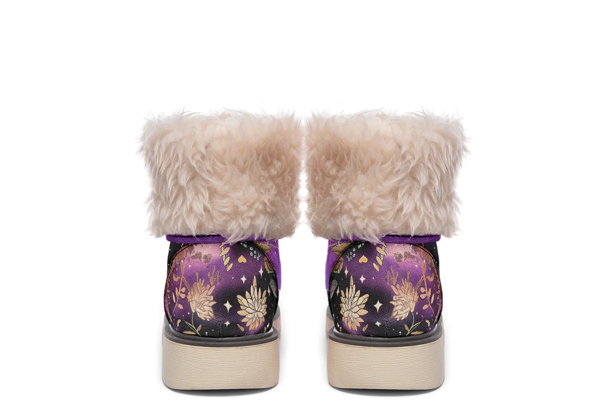 Galactic Bloom Fold Over Winter Boots - Image 13