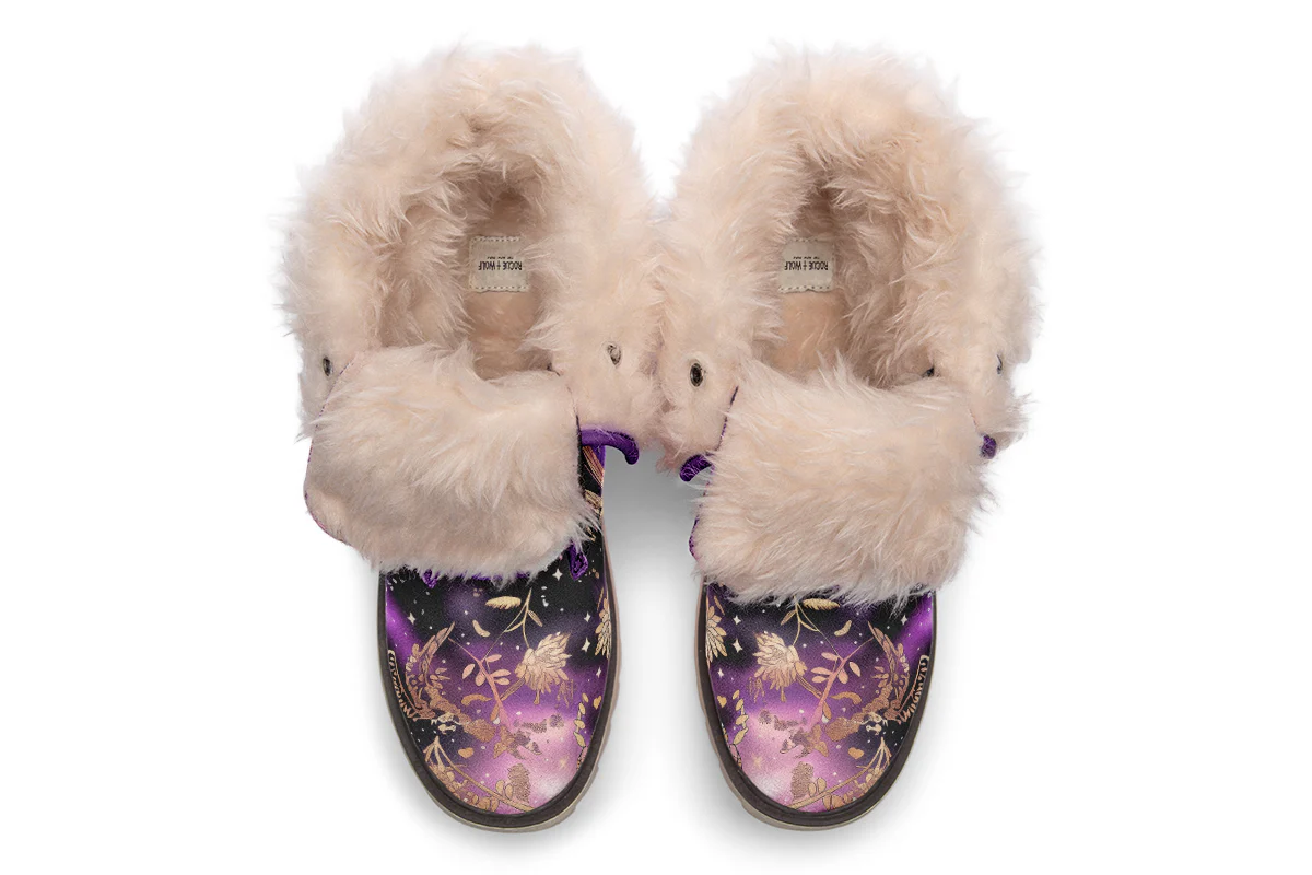 Galactic Bloom Fold Over Winter Boots - Image 14