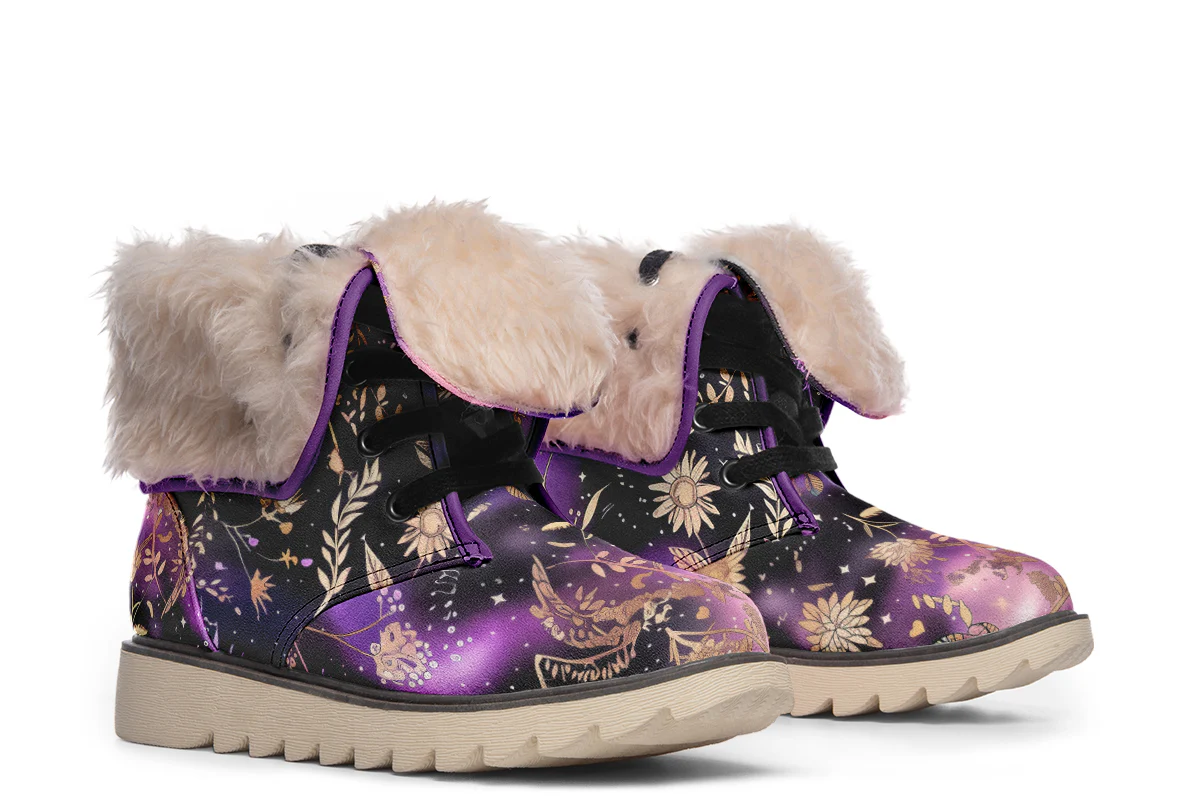 Galactic Bloom Fold Over Winter Boots - Image 16