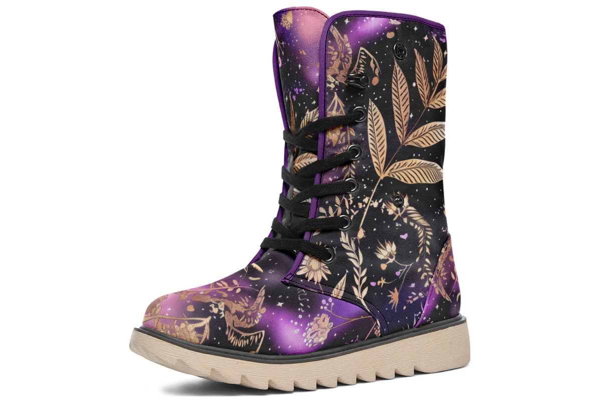 Galactic Bloom Fold Over Winter Boots - Image 4