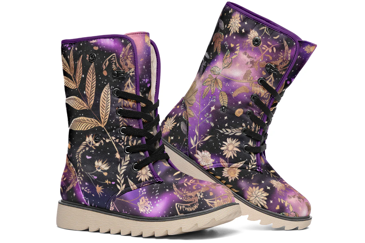 Galactic Bloom Fold Over Winter Boots - Image 8
