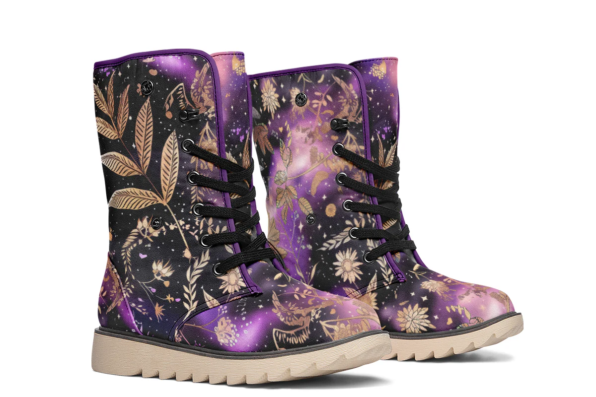 Galactic Bloom Fold Over Winter Boots - Image 9