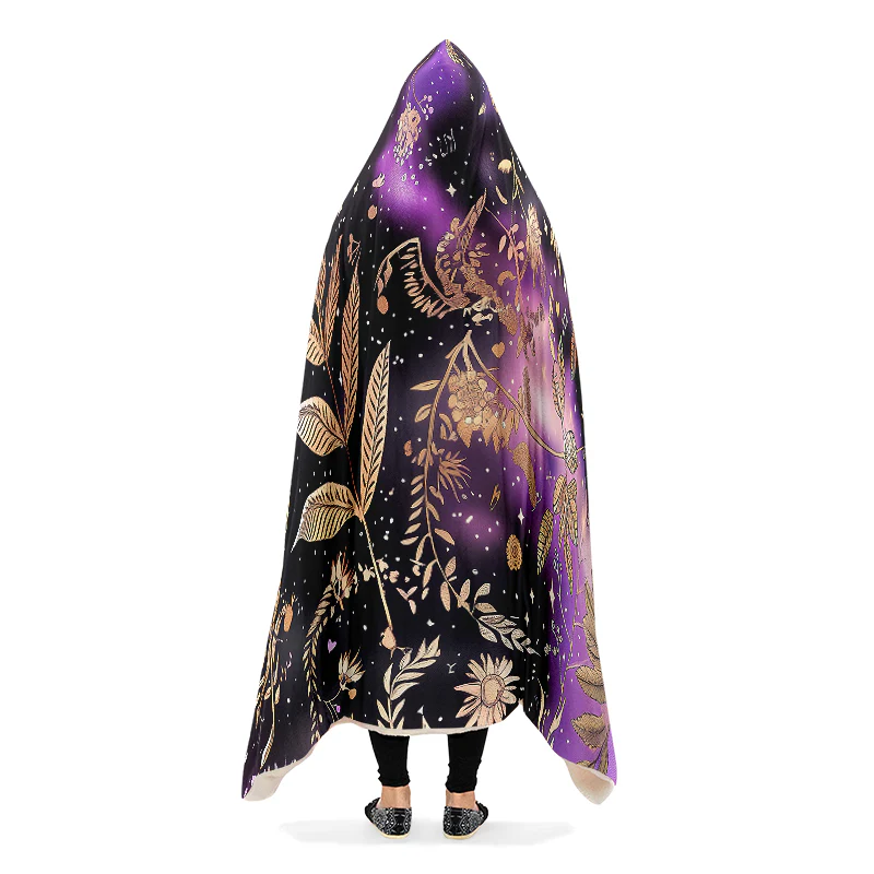 Galactic Bloom Hooded Blanket - Image 3