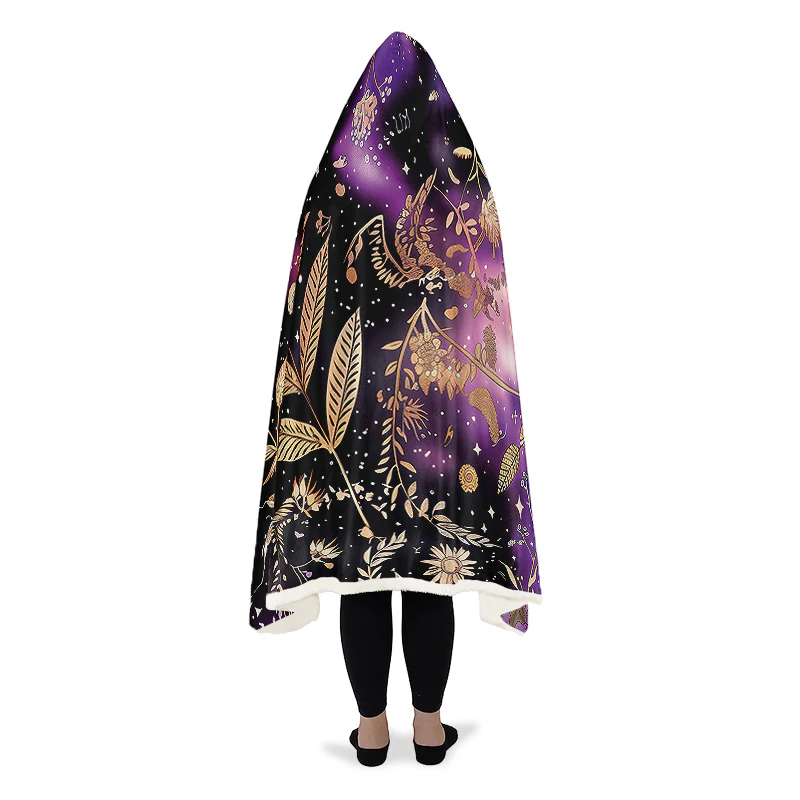 Galactic Bloom Hooded Blanket - Image 8