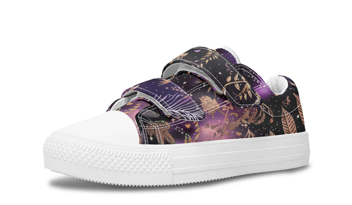 Galactic Bloom Kids Low Tops - Image 10