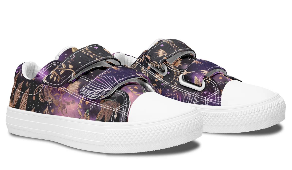 Galactic Bloom Kids Low Tops - Image 16