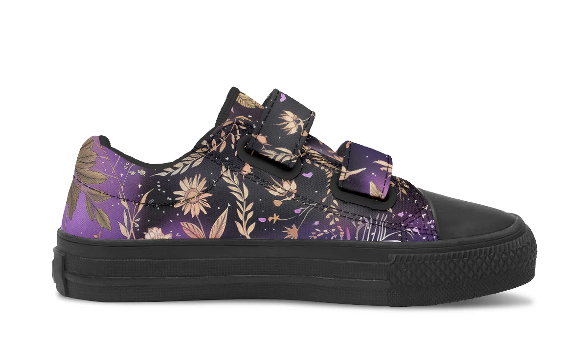 Galactic Bloom Kids Low Tops - Image 3