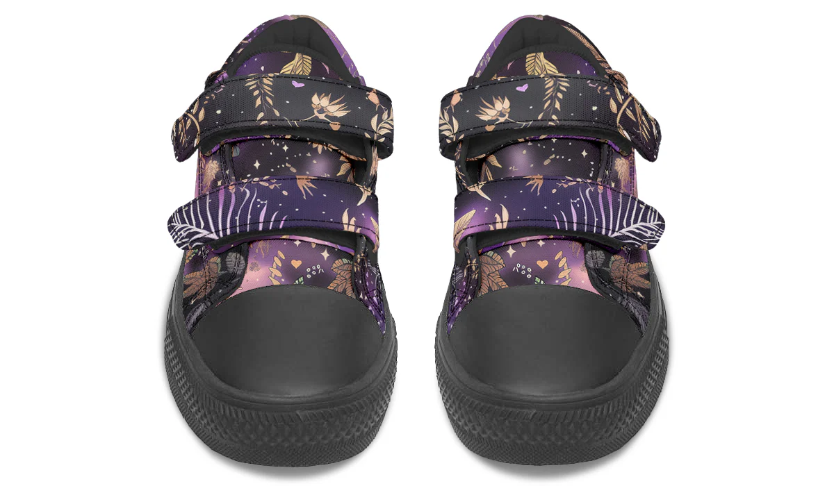 Galactic Bloom Kids Low Tops - Image 4