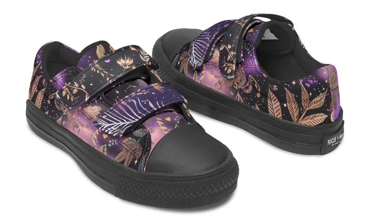 Galactic Bloom Kids Low Tops - Image 8