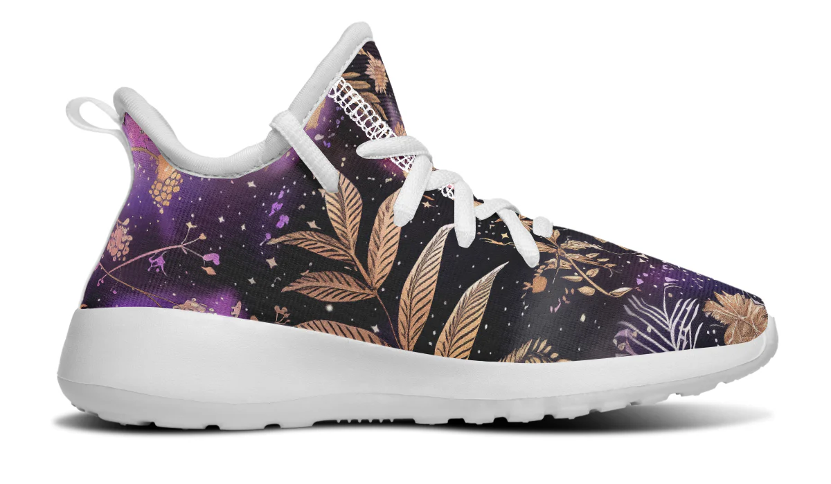 Galactic Bloom Kids Sneakers - Image 13