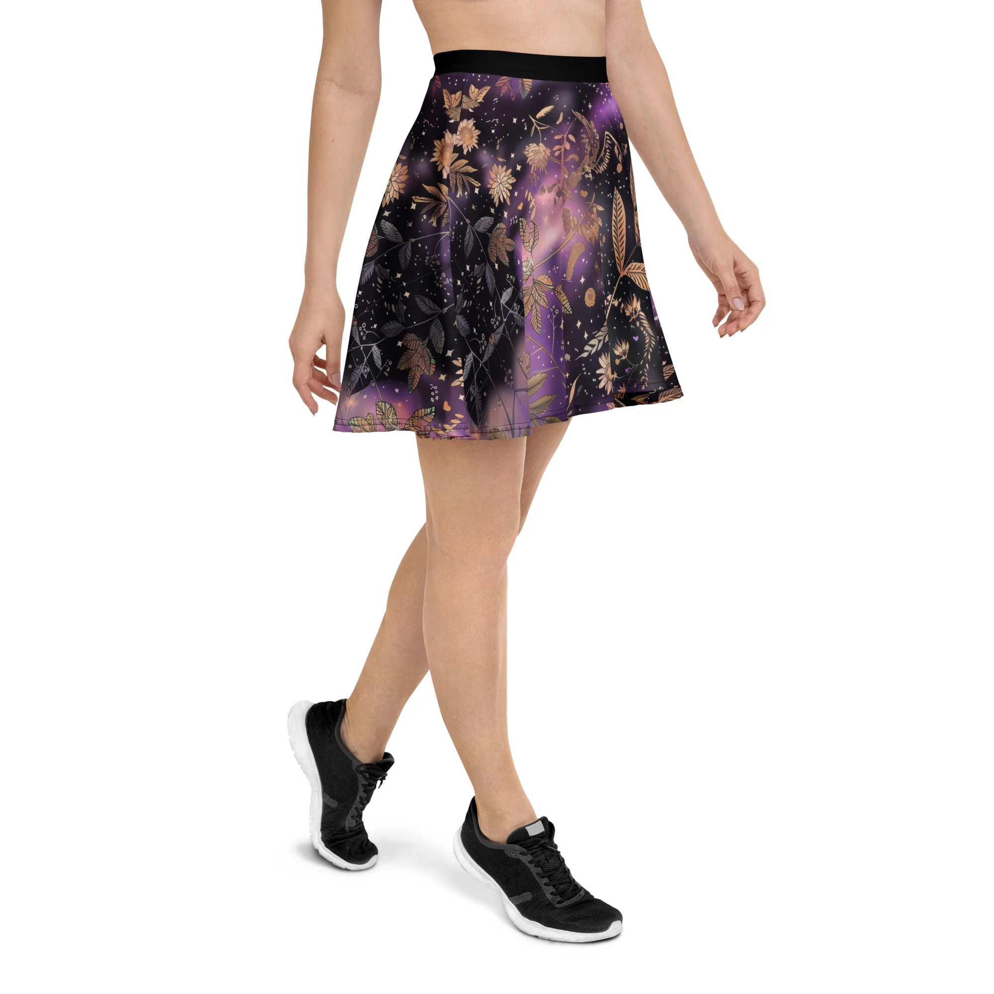 Galactic Bloom Skater Skirt - Image 8