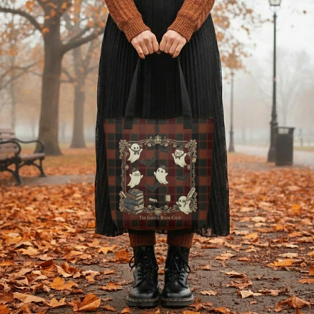 Ghoul Book Club Tote Bag - Image 2