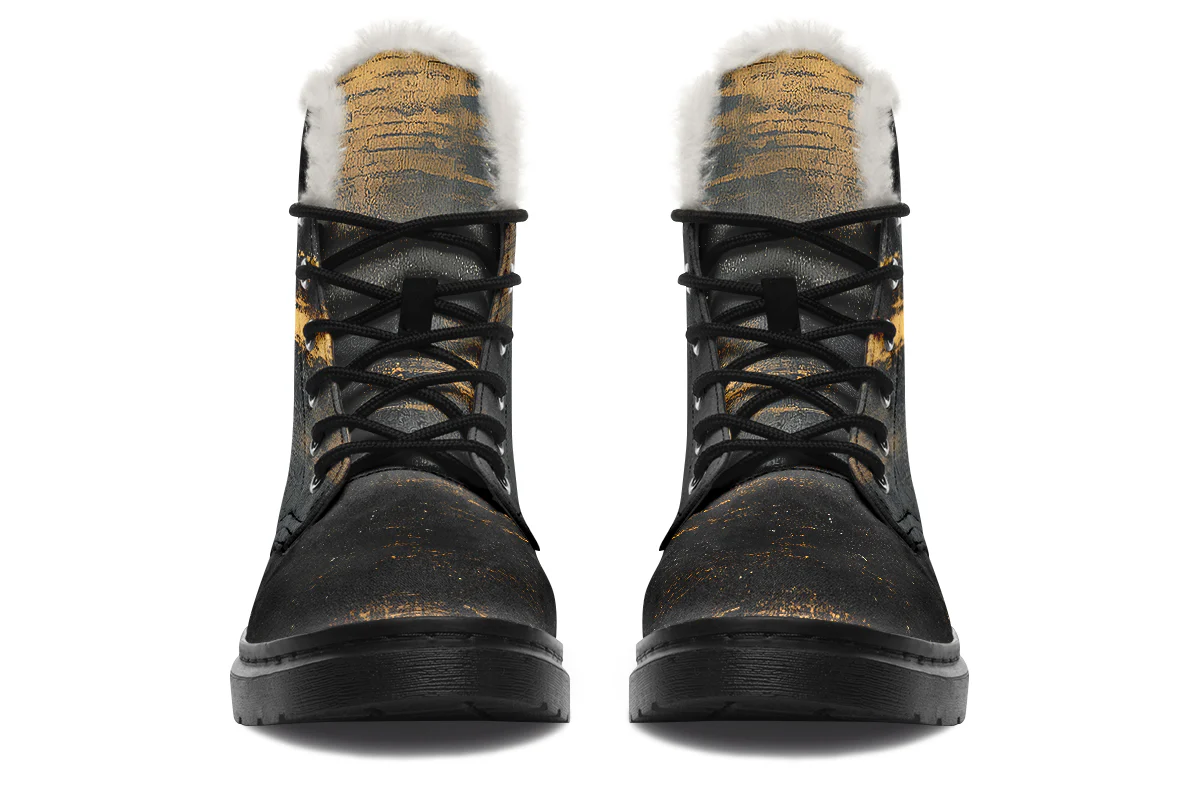 Gilded Obsidian Winter Boots - Image 3