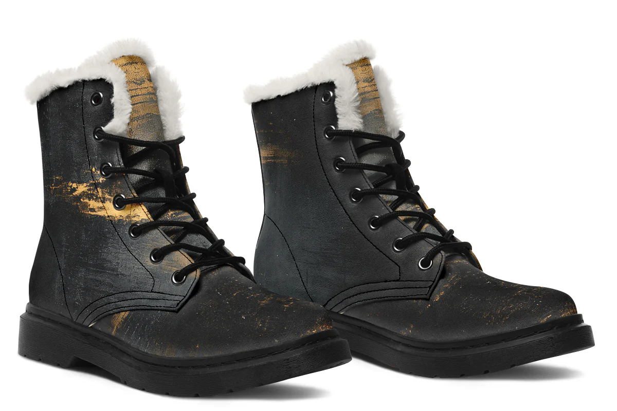 Gilded Obsidian Winter Boots - Image 6