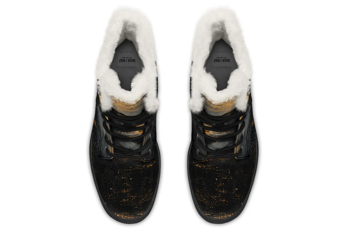 Gilded Obsidian Winter Boots - Image 7