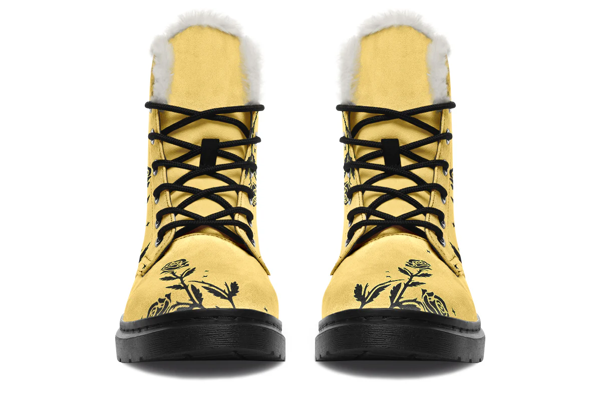 Gold Black Widow Winter Boots - Image 3