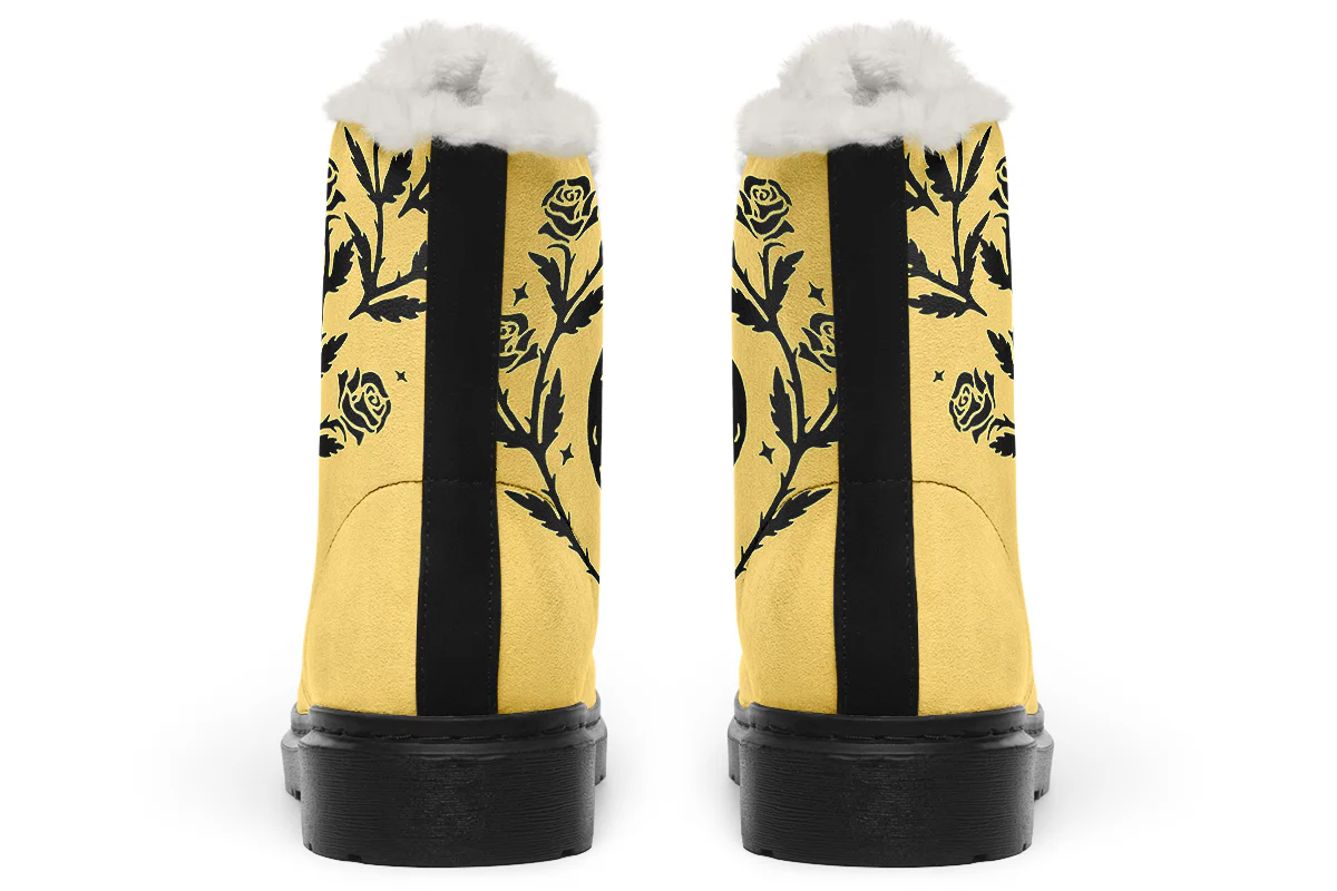 Gold Black Widow Winter Boots - Image 4