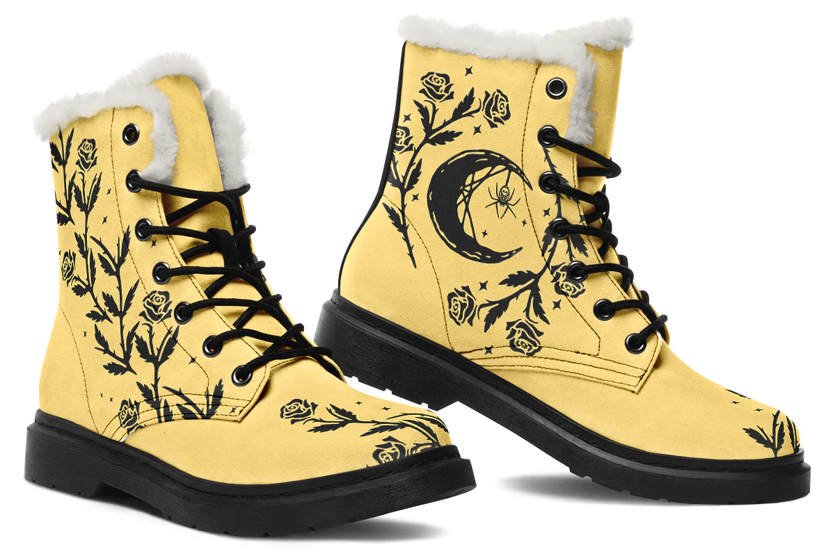 Gold Black Widow Winter Boots - Image 5