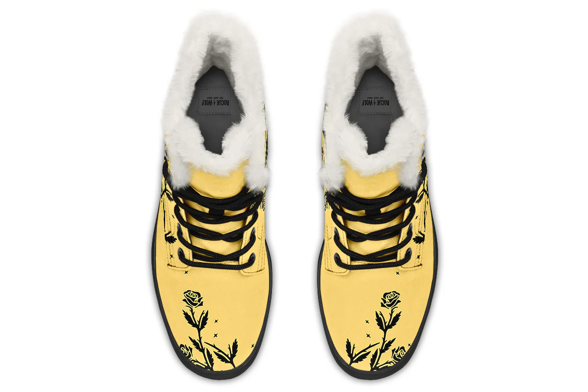 Gold Black Widow Winter Boots - Image 7